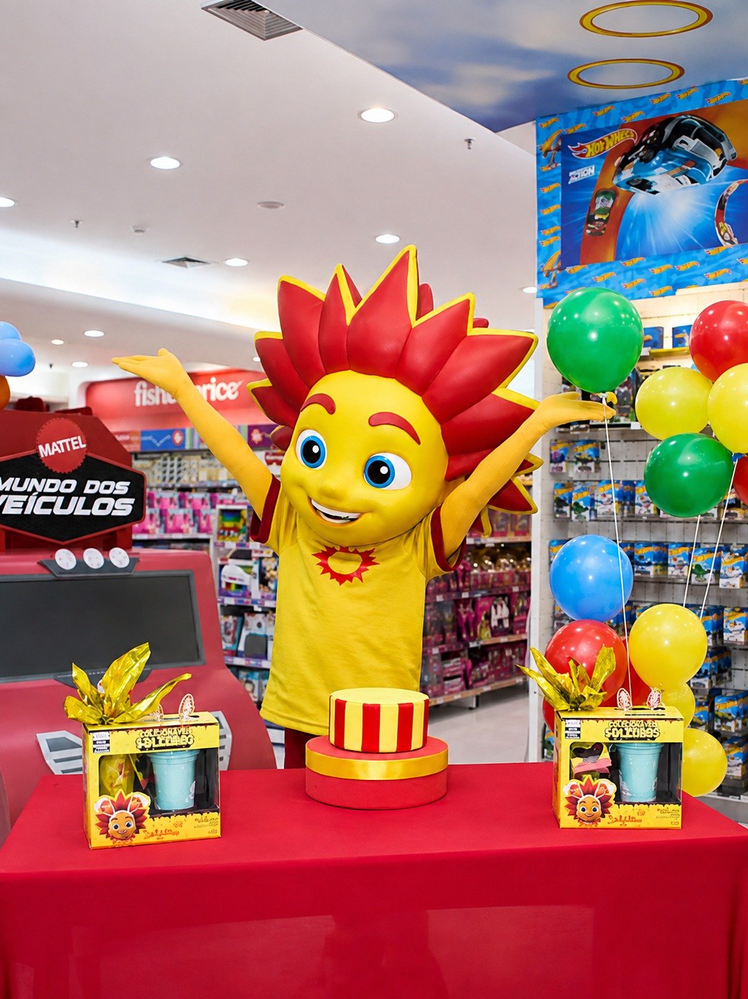 Experiência de marca dentro de uma loja Ri Happy